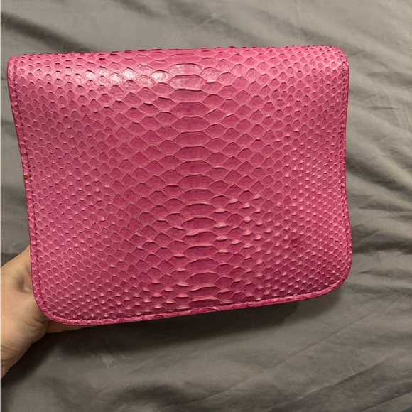 Celine Pink Python leather Box Bag - Picture 2 of 15